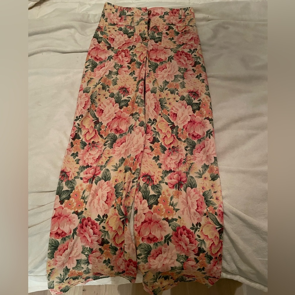 Sezane Chuck Trousers in London Bouquet size 36